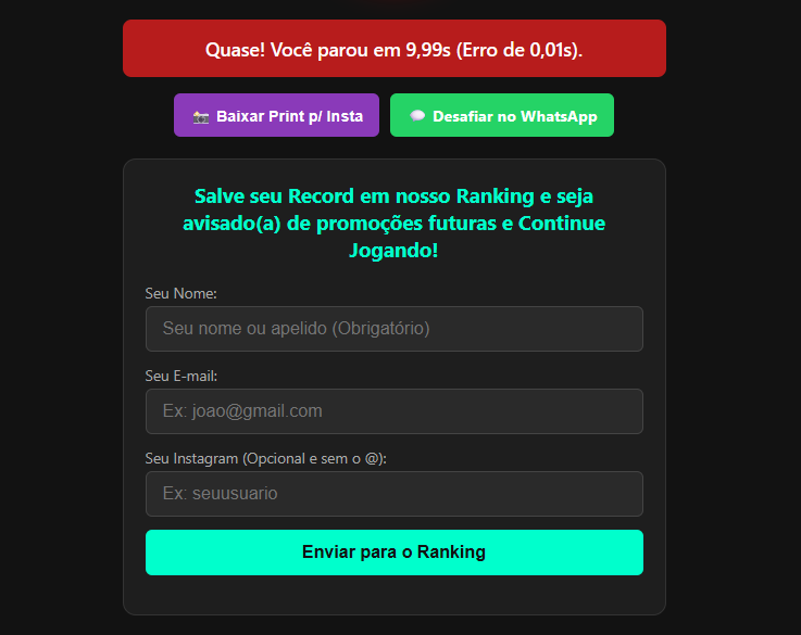 Captura do Lead e Ranking